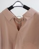 А341 Рубашка Сторм бежево-розовый