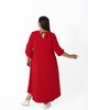 Платье с открытой спиной Афина длинное красный