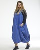 Платье-сарафан Нелли с пряжкой вельвет голубой
