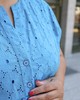А770 Платье Самира шитье ярко-голубой