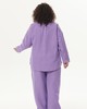 A838 Комплект Ивонн лен фиолетовый для женщин большого размера с доставкой по Москве и России