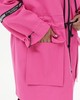 А844 Куртка-ветровка Анхая джинс розовый