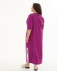 А401 Платье Стелла стропа баклажан для женщин большого размера с доставкой по Москве и России
