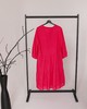 А858 Платье Сандрин шитье ярко-розовый для женщин большого размера с доставкой по Москве и России