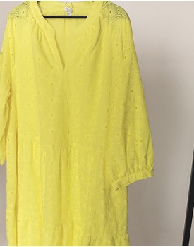 А858 Платье "Сандрин" шитье желтый