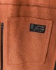 А654 Пальто Браво карманы на молнии кор. коричневое
