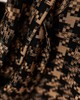 А709 Платье Шелли черно-коричневый принт ломанная клетка