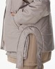 А869 Куртка с жилеткой Дебора кофе для женщин большого размера с доставкой по Москве и России