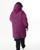 А711 Пальто Найт баклажан 150С для женщин большого размера с доставкой по Москве и России