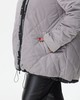 А606 Куртка Гартэн Бастет светло-серый ромб 150С для женщин большого размера с доставкой по Москве и России