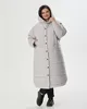 А883 Пальто Джимми серый 150С для женщин большого размера с доставкой по Москве и России