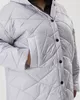 А883 Пальто Джимми геометрия светло-серый 100С для женщин большого размера с доставкой по Москве и России