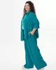 A842 Комплект Райна сине-зеленый для женщин большого размера с доставкой по Москве и России