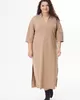 А875 Платье Бланка песочный для женщин большого размера с доставкой по Москве и России
