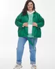 А919 Куртка-ветровка Стенли зеленый для женщин большого размера с доставкой по Москве и России