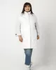 А644 Куртка Велари рукав футер белый + серый 100С для женщин большого размера с доставкой по Москве и России