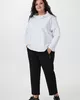 А990/1 свитшот Аяна белый для женщин большого размера с доставкой по Москве и России
