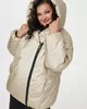 А1117 Куртка Флорена 200С бежевый (капли) для женщин большого размера с доставкой по Москве и России
