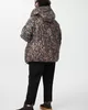 А1117/1 Куртка Флорена 200С коричневый принт леопард (зеленый) для женщин большого размера с доставкой по Москве и России
