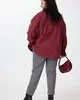А1120 Рубашка Модеста бордовый для женщин большого размера с доставкой по Москве и России