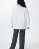 А1120 Рубашка Модеста белый для женщин большого размера с доставкой по Москве и России