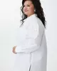 А1120 Рубашка Модеста белый для женщин большого размера с доставкой по Москве и России