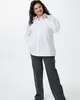 А1120 Рубашка Модеста белый для женщин большого размера с доставкой по Москве и России