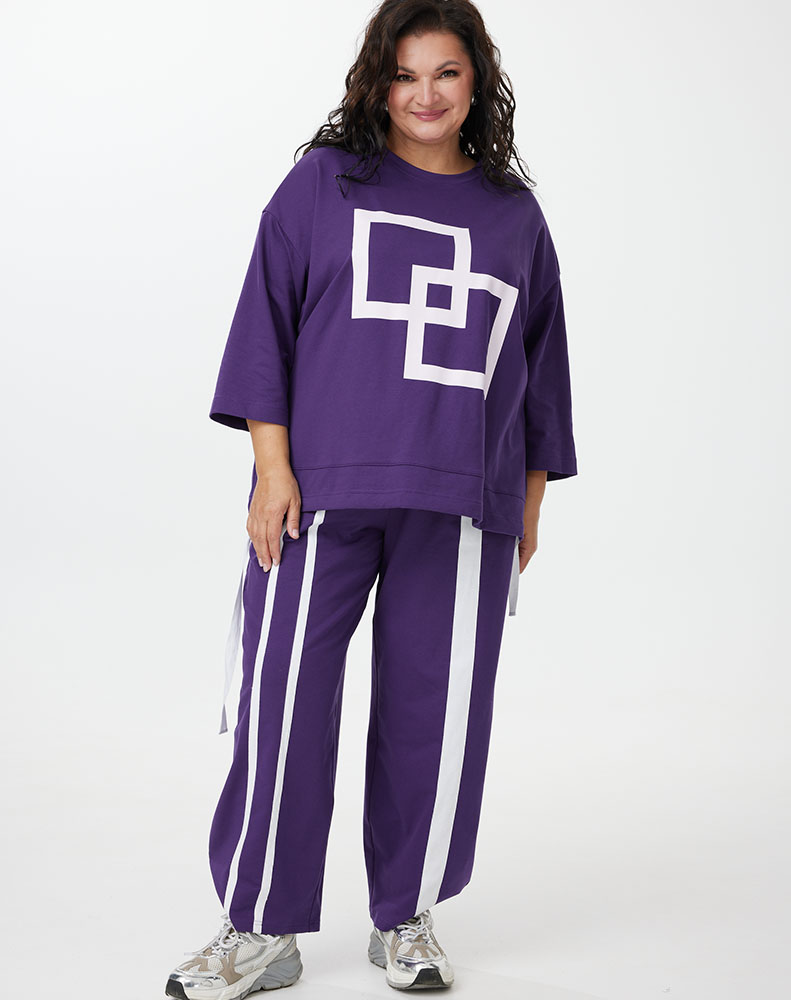 А862/2-ка  Комплект Шанталь фиолетовый для женщин большого размера с доставкой по Москве и России