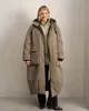 А1111 Пальто Иплит 200С хаки для женщин большого размера с доставкой по Москве и России