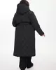 А1123 Пальто Адина 150С черный для женщин большого размера с доставкой по Москве и России