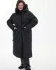 А1123 Пальто Адина 150С черный для женщин большого размера с доставкой по Москве и России