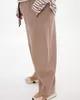 А1125 Брюки Уилсон кофейный для женщин большого размера с доставкой по Москве и России