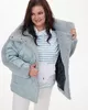 А1126 Куртка Изабелла 150С ментол (ментол) для женщин большого размера с доставкой по Москве и России