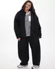 А1130 Толстовка Монтана черный для женщин большого размера с доставкой по Москве и России