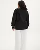 А1132 Блузка Неви черный для женщин большого размера с доставкой по Москве и России