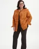 А1144 Жакет Робинс терракотовый меланж для женщин большого размера с доставкой по Москве и России
