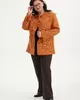 А1144 Жакет Робинс терракотовый меланж для женщин большого размера с доставкой по Москве и России