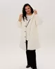 А1033 Пальто Кассия молочный С80 для женщин большого размера с доставкой по Москве и России
