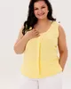 А856/2 Майка Аиша нежно-желтый для женщин большого размера с доставкой по Москве и России