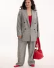А1180 Костюм Стим серый принт полоска для женщин большого размера с доставкой по Москве и России