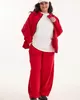 А1200 Костюм Сантана  красный для женщин большого размера с доставкой по Москве и России