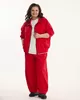 А1200 Костюм Сантана  красный для женщин большого размера с доставкой по Москве и России